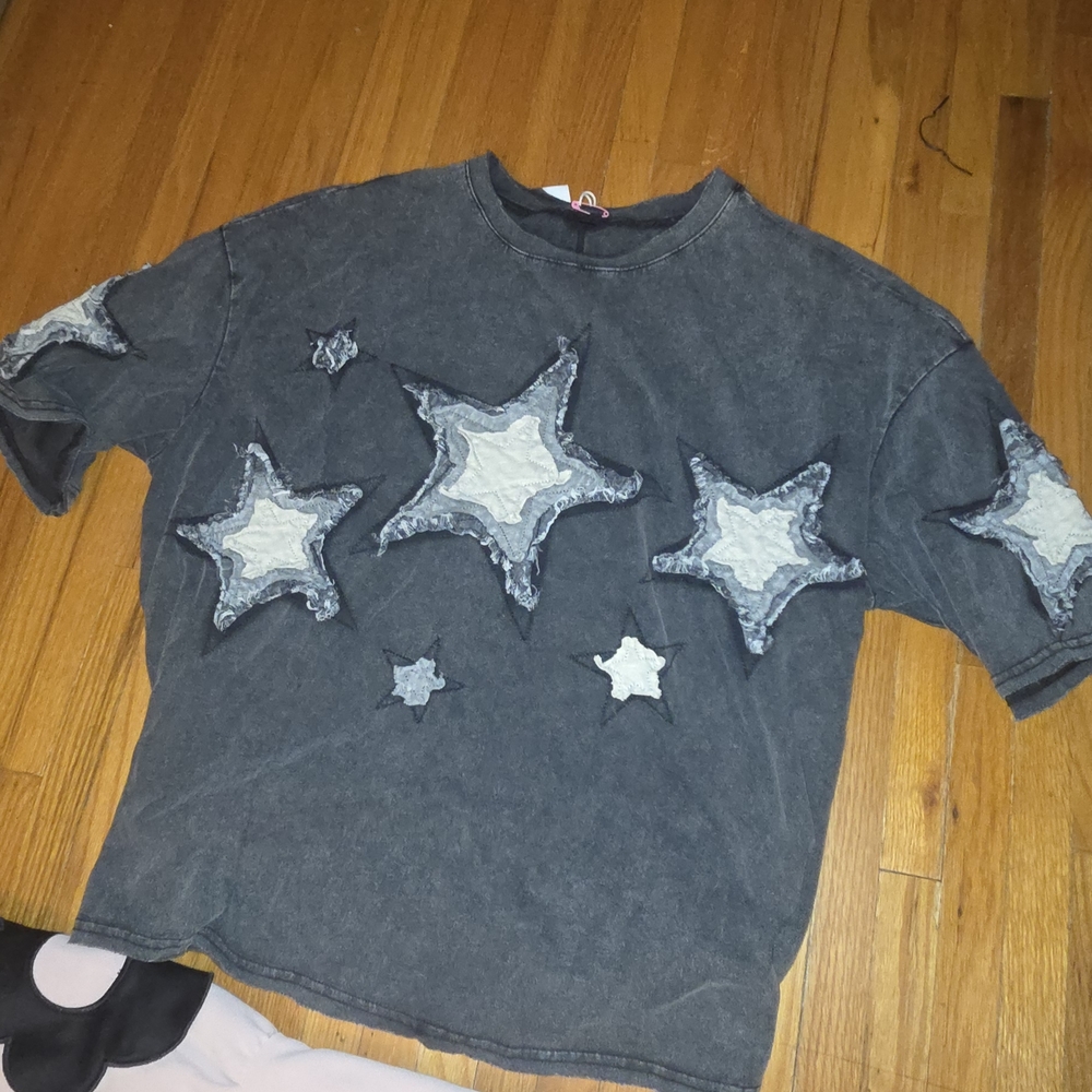 Lilly Pulitzer Star Lose Fitting Shirt/Blouse One Size $25.00 NWOT